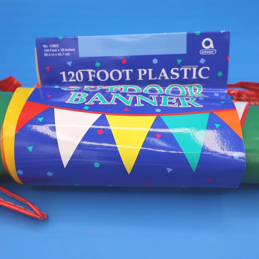 120 Foot Plastic Outdoor Banner Pennant Flags Party Decoration New